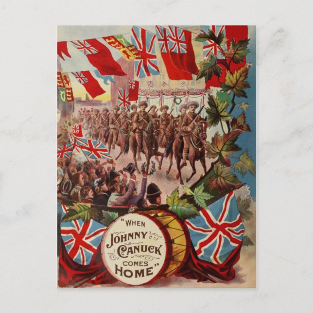 "Johnny Canuck" Postcard (Front)