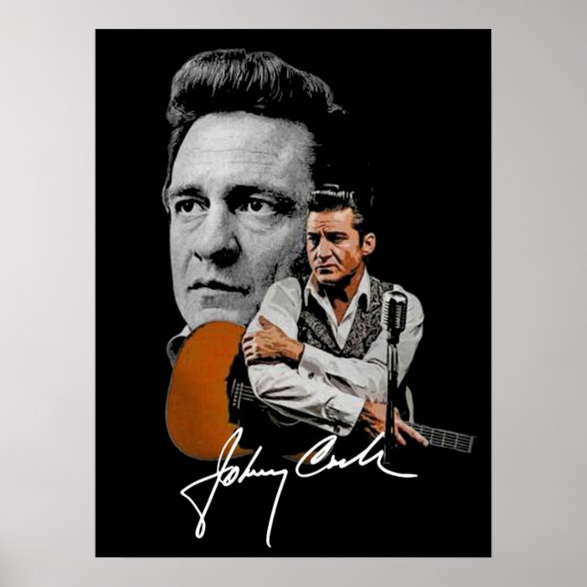 Johnny Cash Johnny cash Johnny cash shirt Poster (Front)