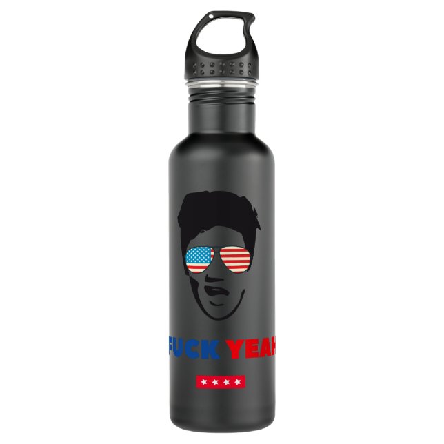 Johnny Cash, The Man In Black 710 Ml Water Bottle (Front)