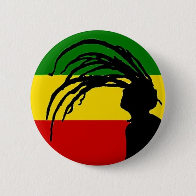 johnny fife rasta flag button (Front)