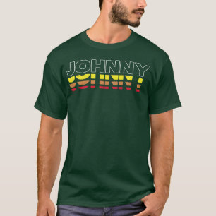 Johnny First Name Funny Vintage Sunset Johnny funn T-Shirt