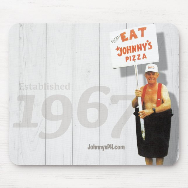 Johnny Huntsman Barrel Mouse Mat (Front)