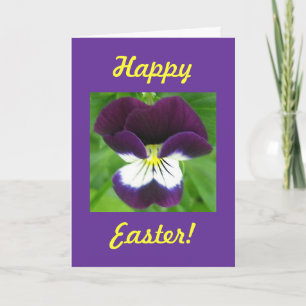 Johnny Jump Up Happy Easter Card