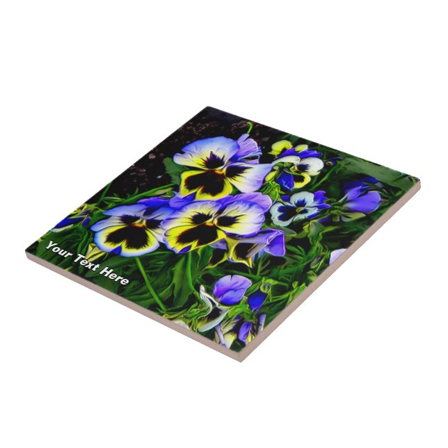 Johnny Jump Up Tile (Side)