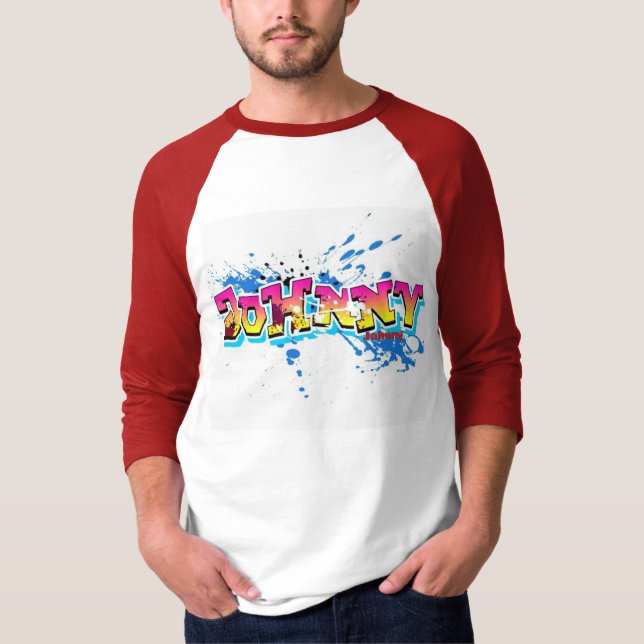 Johnny name design  T-Shirt (Front)