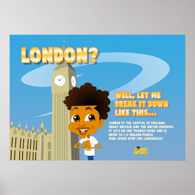 Johnny Nutshell | London Poster (Front)