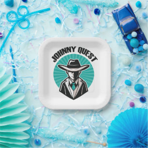 Johnny Quest Paper Plate