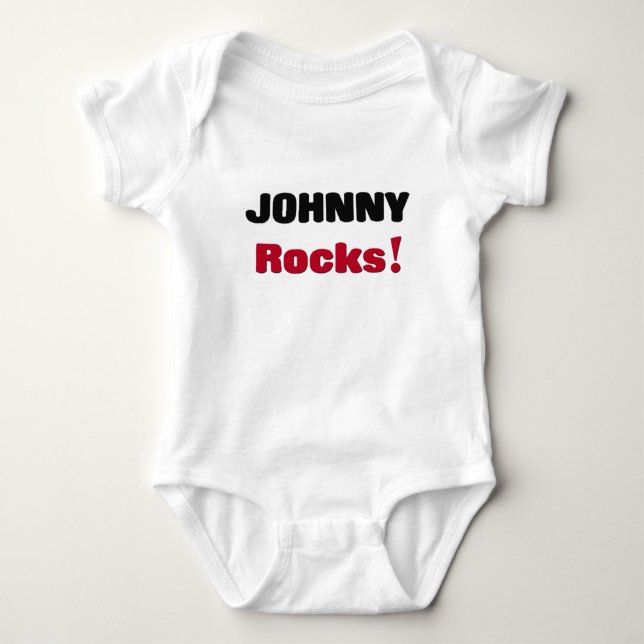Johnny Rocks Baby Bodysuit (Front)