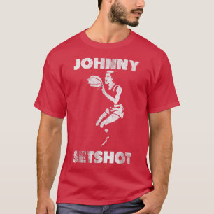 JOHNNY SETSHOT a funny basketball graphic T-Shirt