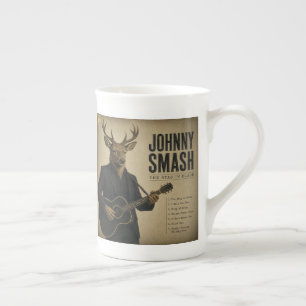 Johnny Smash: a Parody Bone China Mug