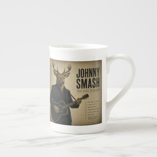 Johnny Smash Album: a Parody Bone China Mug (Right)