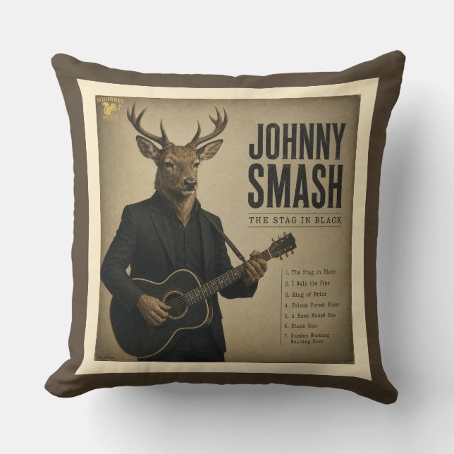 Johnny Smash Album: a Parody Cushion (Front)
