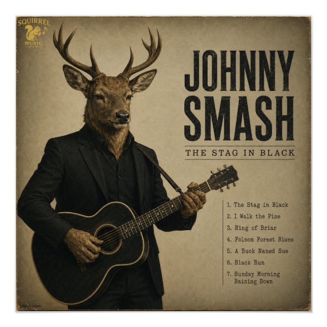 Johnny Smash Album: a Parody Poster (Front)