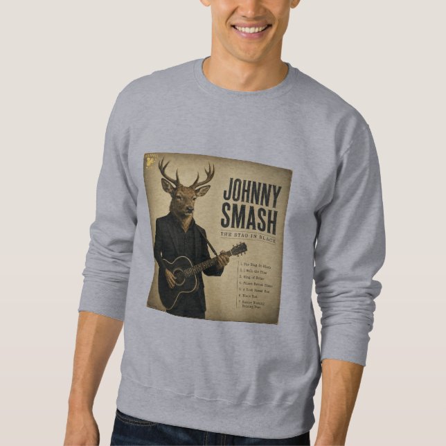 Johnny Smash Album: a Parody Sweatshirt (Front)