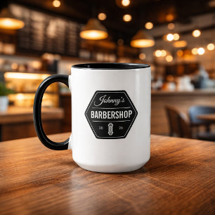 JOHNNY'S BARBERSHOP / Customisable Barbershop Mug