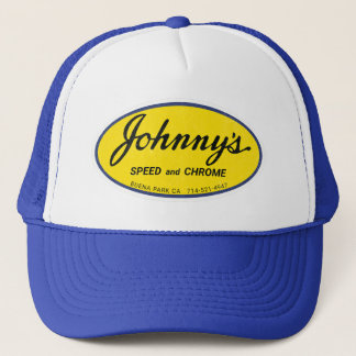 Johnny's Speed and Chrome vintage Trucker Hat