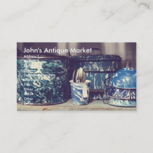 John's Antique Market Business Card