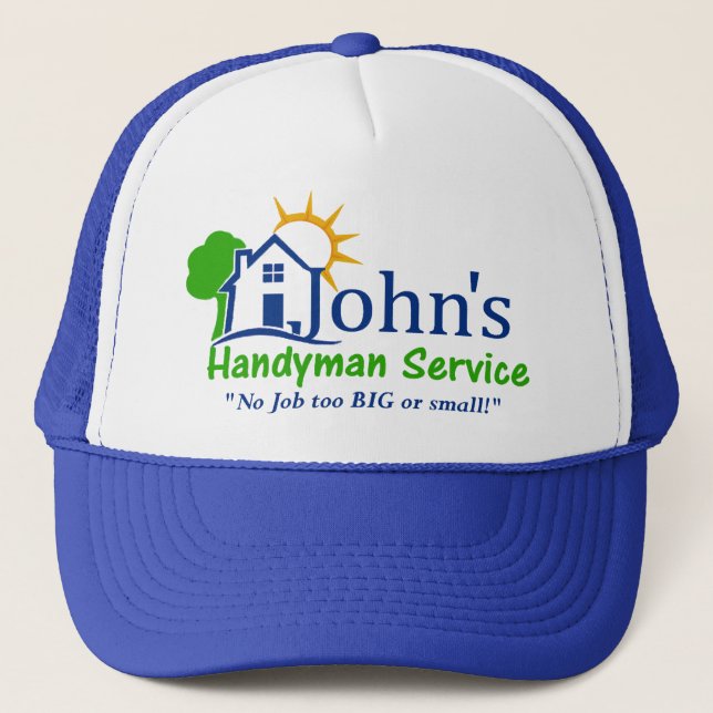 Johns Handyman Services Trucker Hat (Front)