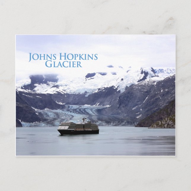 Johns Hopkins Glacier Postcard (Front)