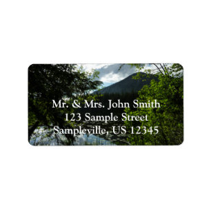 Johns Lake I at Glacier National Park Label