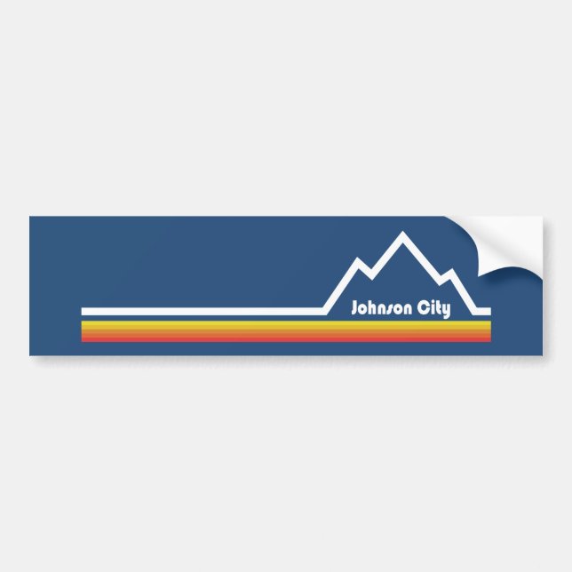 Johnson City Tennessee Bumper Sticker (Front)