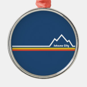 Johnson City Tennessee Metal Tree Decoration