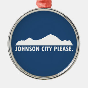Johnson City Tennessee Please Metal Tree Decoration