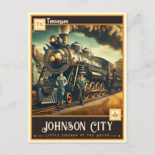 Johnson City, Tennessee Vintage Postcard