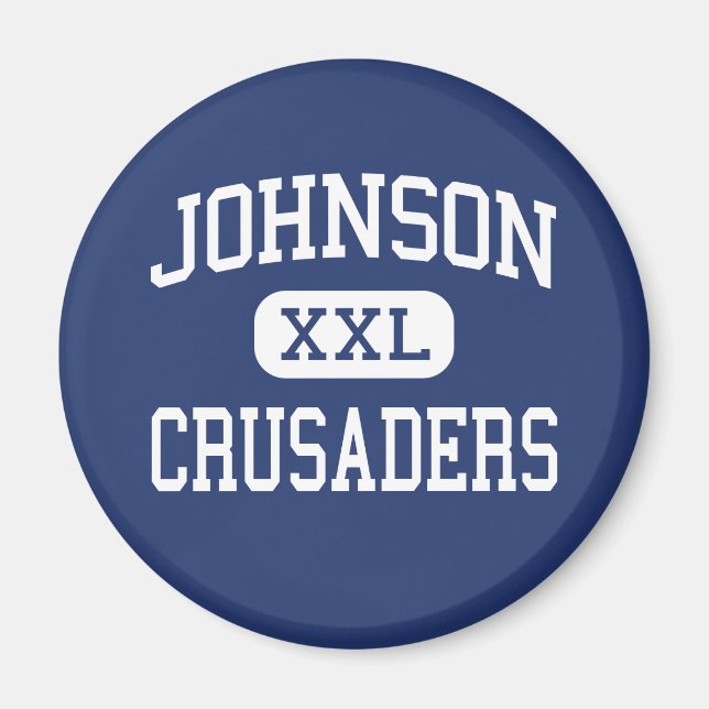 Johnson - Crusaders - High - Clark New Jersey Magnet (Front)