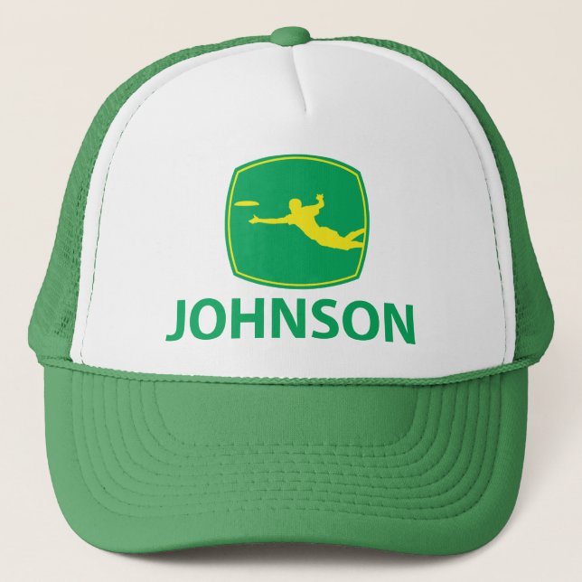 Johnson Deere w/Yellow Trucker Hat (Front)