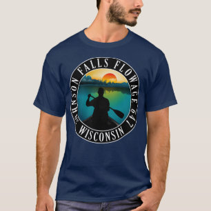 Johnson Falls Flowage 647 Wisconsin Canoeing T-Shirt