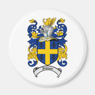 Johnson Family Crest - Coat of Arms Magnet