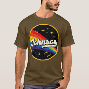 Johnson Rainbow In Space Vintage GrungeStyle T-Shirt