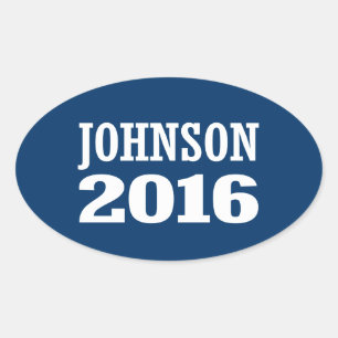 Johnson - Ron Johnson 2016 Oval Sticker
