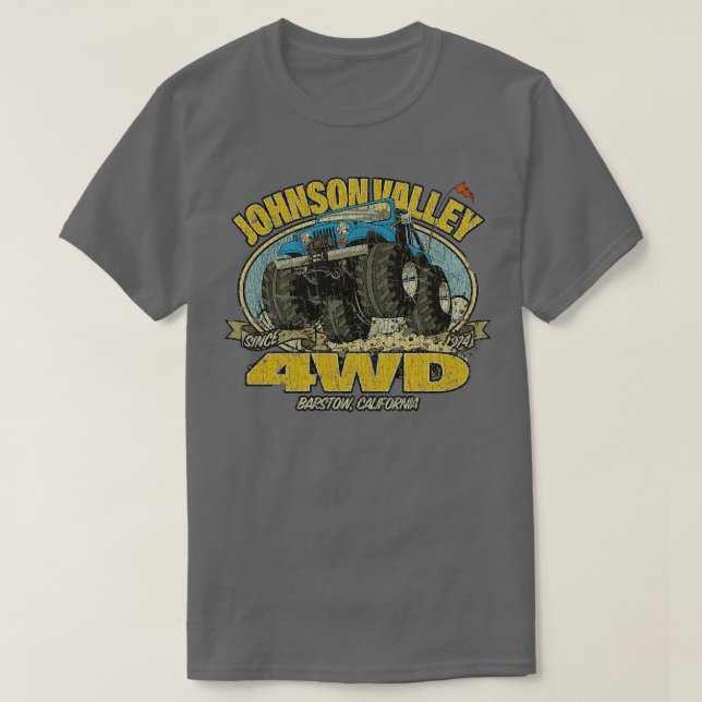 Johnson Valley 4WD 1974 T-Shirt (Design Front)