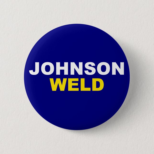 Johnson-Weld 6 Cm Round Badge (Front)