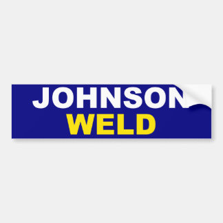Johnson-Weld Bumper Sticker