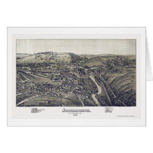 Johnsonburg, PA Panoramic Map - 1895