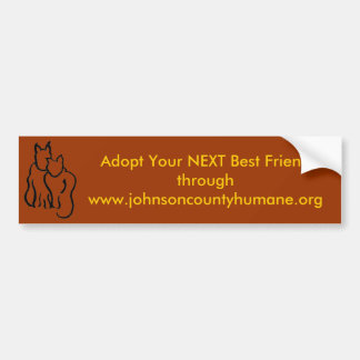 johnsoncountyhumane.org bumper sticker