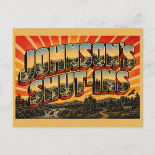 Johnson's Shut-Ins State Park MO Vintage Travel Postcard