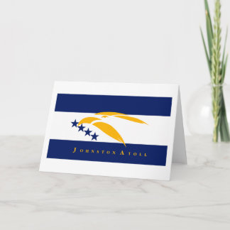 Johnston Atoll Flag Greeting Card