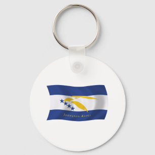 Johnston Atoll Flag Keychain