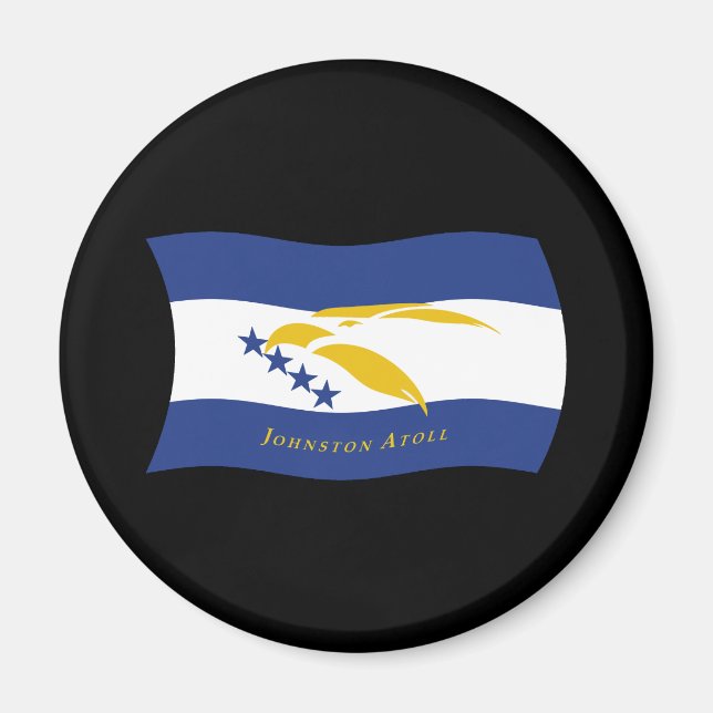 Johnston Atoll Flag Magnet (Front)