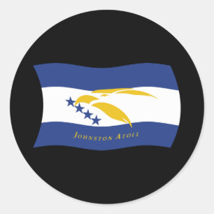Johnston Atoll Flag Sticker
