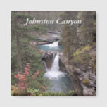 Johnston Canyon Magnet<br><div class="desc">Johnston Canyon Photo Magnet - beautiful waterfalls and nature scenery</div>