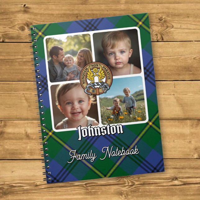 Johnston Family Photo Collage Notebook (Creator Uploaded)