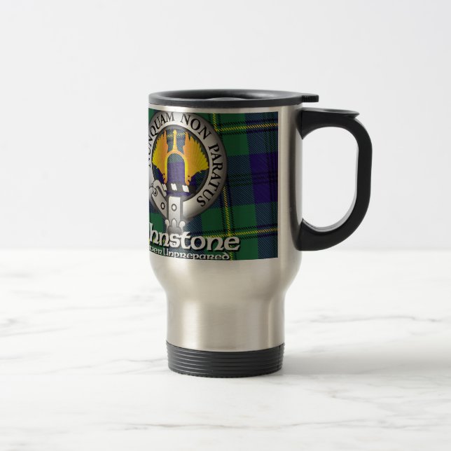 Johnston Johnstone Clan Travel Mug (Right)