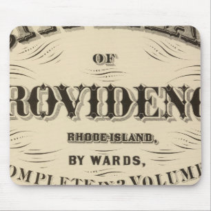 Johnston Rhode Island Very early Hopkins city Mouse Mat