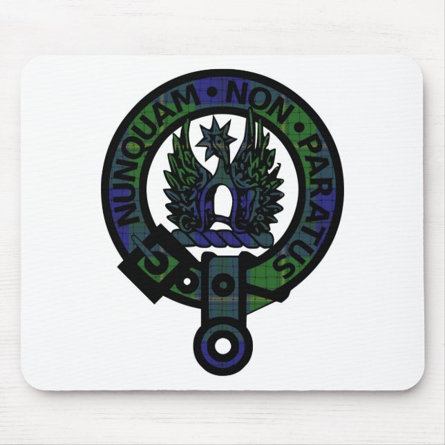 Johnstone Clan Crest Mouse Mat (Front)