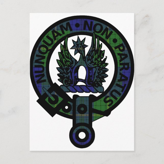 Johnstone Clan Crest Postcard (Front)